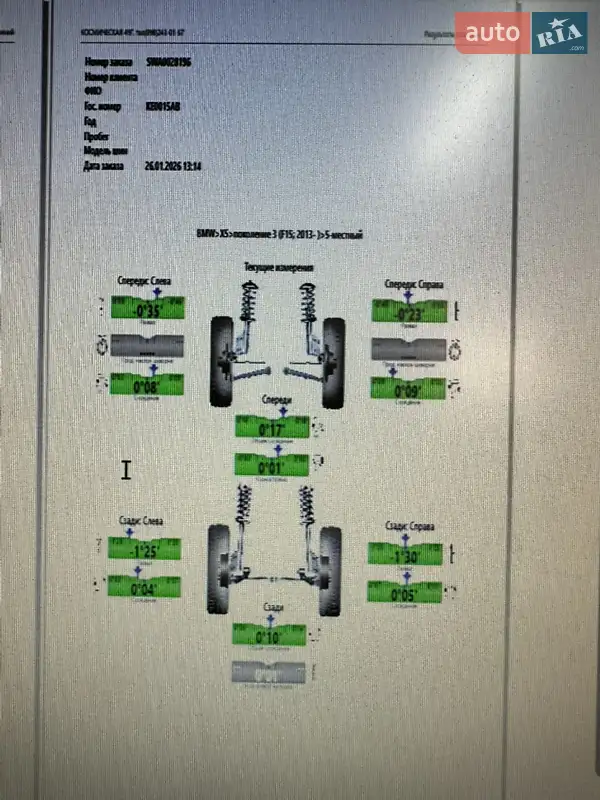 Внедорожник / Кроссовер BMW X5 2016 в Днепре документ