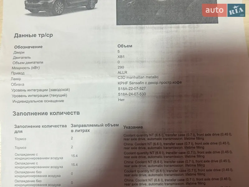 Внедорожник / Кроссовер BMW X5 2022 в Кременчуге документ