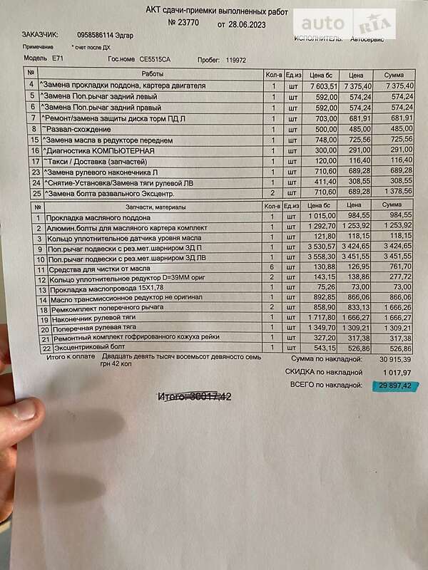 Позашляховик / Кросовер BMW X6 2013 в Чернівцях
