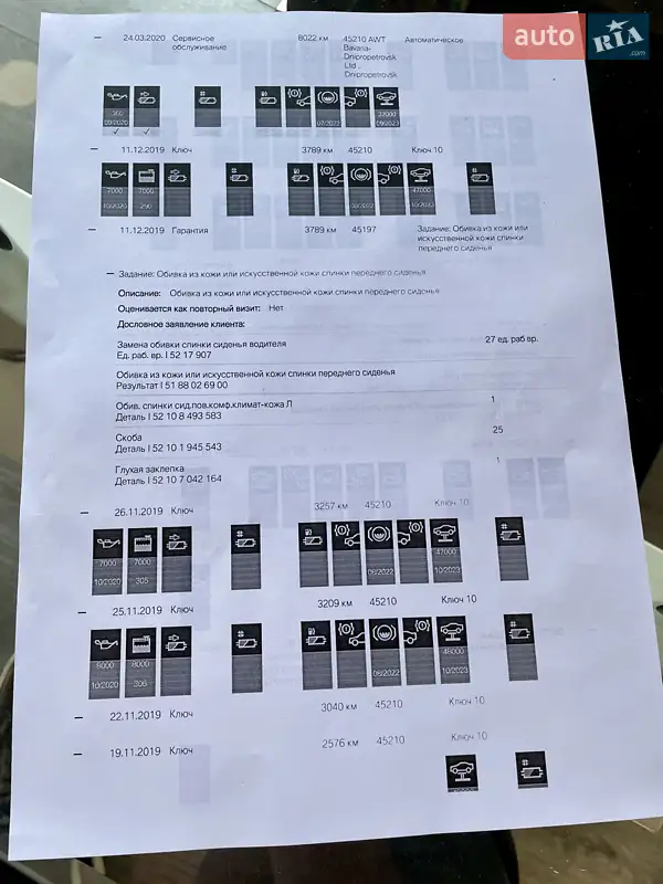 Внедорожник / Кроссовер BMW X7 2019 в Одессе документ 6 фото Внедорожник / Кроссовер BMW X7 2019 в Одессе документ