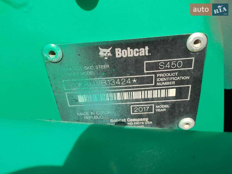 Минипогрузчик Bobcat S450 2017 в Луцке фото 10 Минипогрузчик Bobcat S450 2017 в Луцке