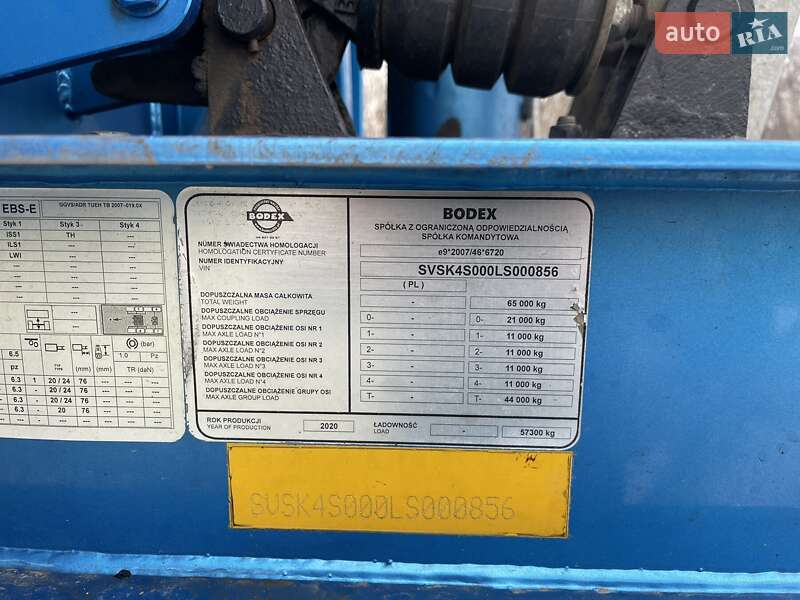 Самосвал полуприцеп Bodex KIS 2020 в Виннице фото 30 Самосвал полуприцеп Bodex KIS 2020 в Виннице