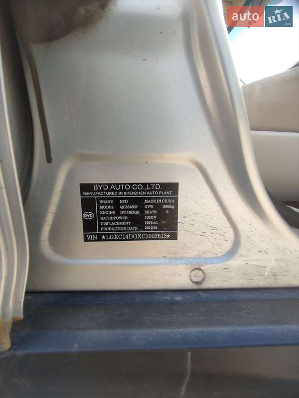 Внедорожник / Кроссовер BYD S6 2012 в Каменском фото 7 Внедорожник / Кроссовер BYD S6 2012 в Каменском
