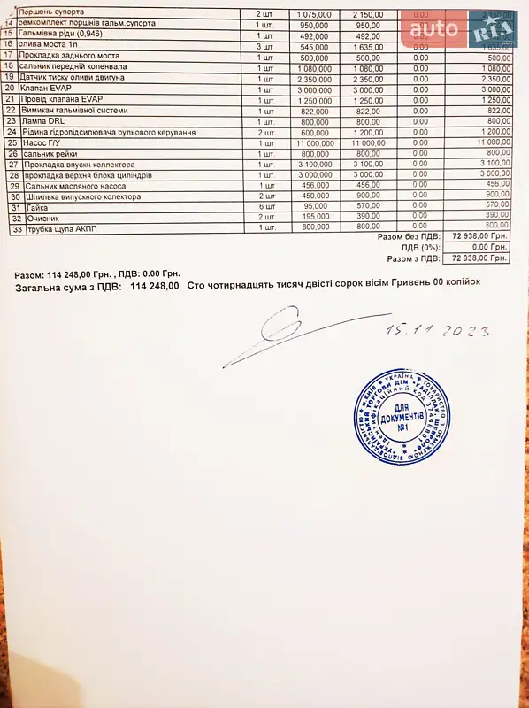 Позашляховик / Кросовер Cadillac Escalade 2007 в Києві документ 2 фото Позашляховик / Кросовер Cadillac Escalade 2007 в Києві документ