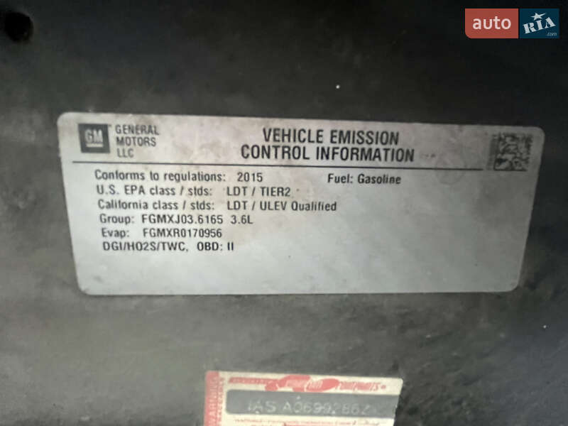 Внедорожник / Кроссовер Cadillac SRX 2015 в Жмеринке