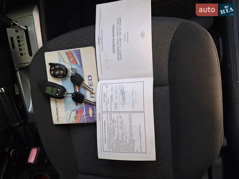 Седан Chevrolet Aveo 2009 в Чернівцях документ