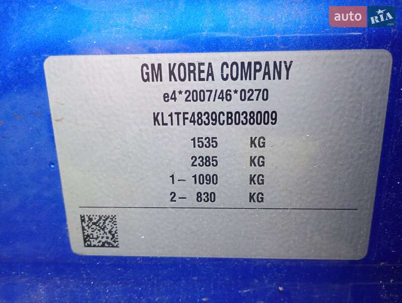 Хетчбек Chevrolet Aveo 2012 в Калуші фото 25 Хетчбек Chevrolet Aveo 2012 в Калуші