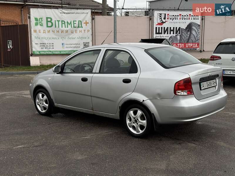 Седан Chevrolet Aveo 2005 в Білій Церкві