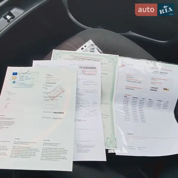 Хэтчбек Chevrolet Aveo 2012 в Луцке документ 2 фото Хэтчбек Chevrolet Aveo 2012 в Луцке документ