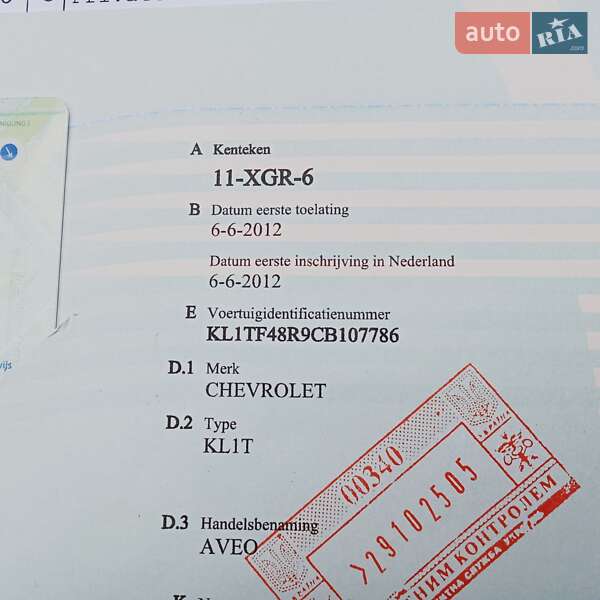 Хэтчбек Chevrolet Aveo 2012 в Луцке фото 29 Хэтчбек Chevrolet Aveo 2012 в Луцке