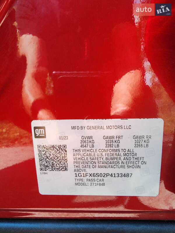 Хетчбек Chevrolet Bolt EV 2023 в Рівному