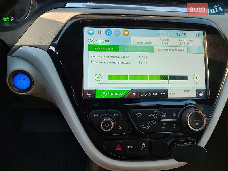 Хэтчбек Chevrolet Bolt EV 2019 в Мукачево фото 8 Хэтчбек Chevrolet Bolt EV 2019 в Мукачево