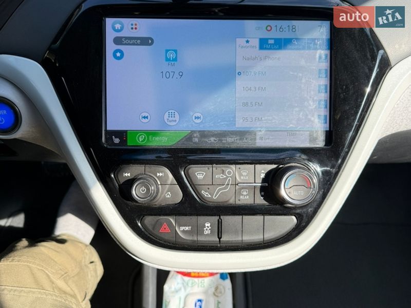 Хэтчбек Chevrolet Bolt EV 2019 в Одессе фото 30 Хэтчбек Chevrolet Bolt EV 2019 в Одессе