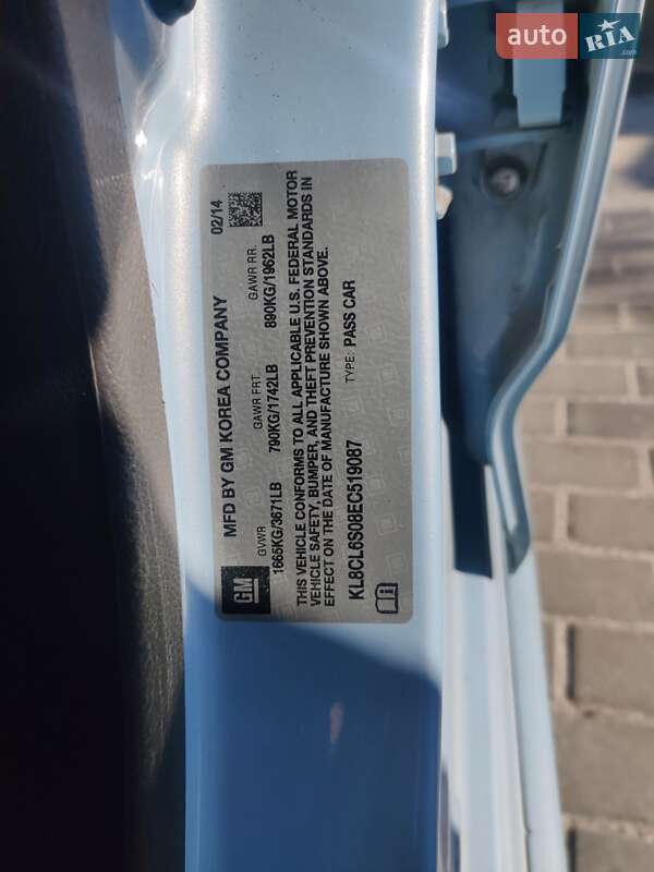 Хетчбек Chevrolet Spark EV 2014 в Білій Церкві