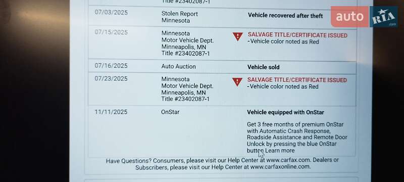 Внедорожник / Кроссовер Chevrolet Trax 2020 в Житомире