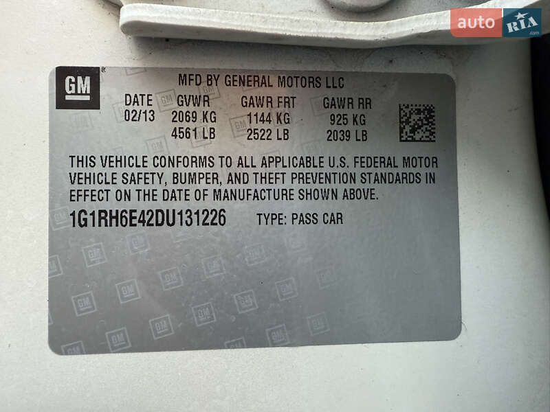 Хетчбек Chevrolet Volt 2013 в Києві