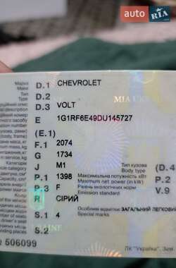 Хэтчбек Chevrolet Volt 2013 в 