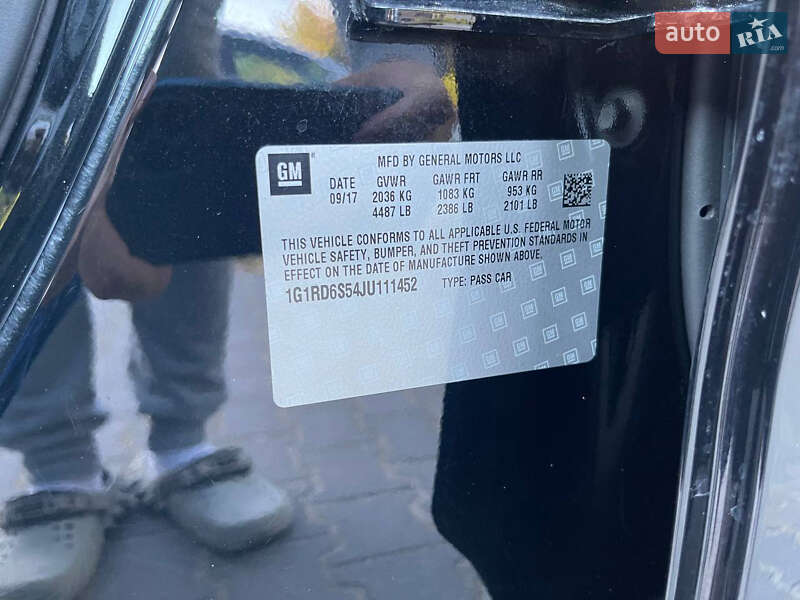 Хэтчбек Chevrolet Volt 2017 в Луцке фото 114 Хэтчбек Chevrolet Volt 2017 в Луцке