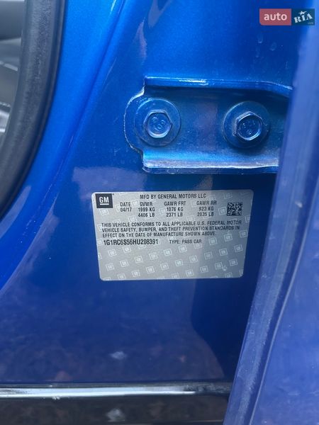 Хетчбек Chevrolet Volt 2017 в Києві