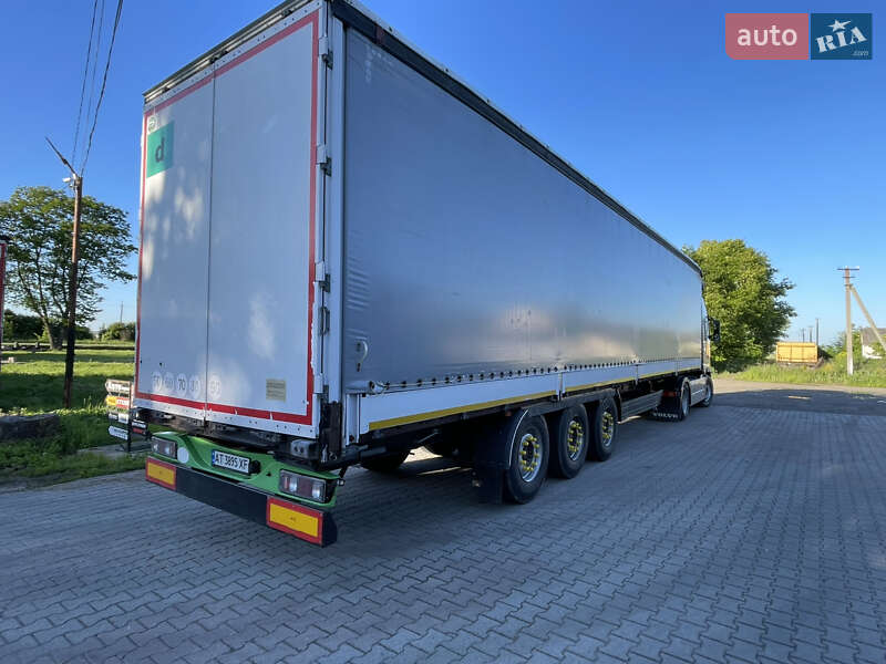 Тентованный борт (штора) - полуприцеп CIMC SilverGreen SG 03 2014 в 