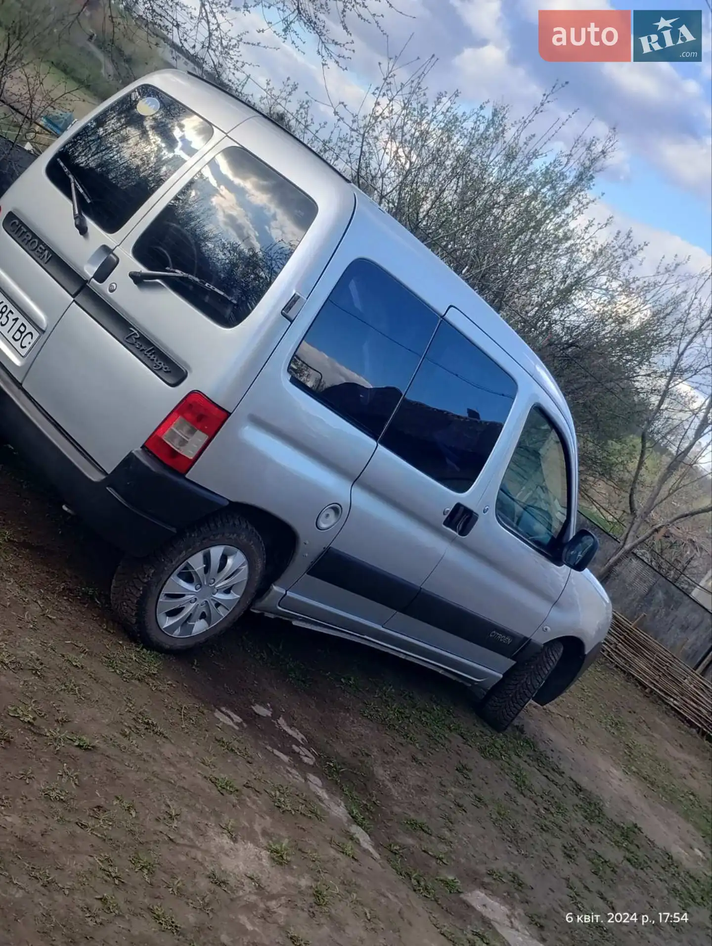 Citroen Berlingo 2007 VIN VF7GC9HXC94309090 фото оголошення 6 з 7