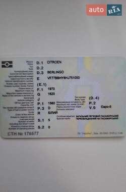 Мінівен Citroen Berlingo 2017 в Нікополі