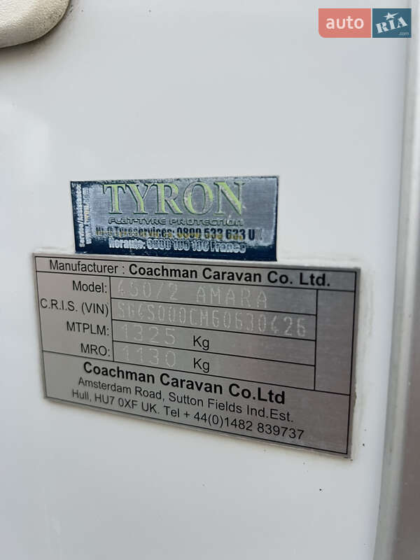 Прицеп дача Coachman Laser 2006 в Львове