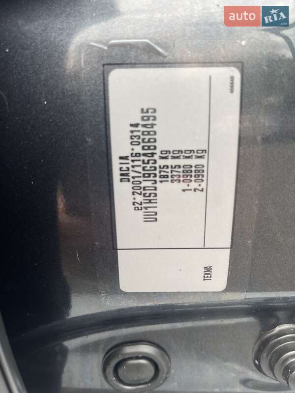 Позашляховик / Кросовер Dacia Duster 2016 в Луцьку