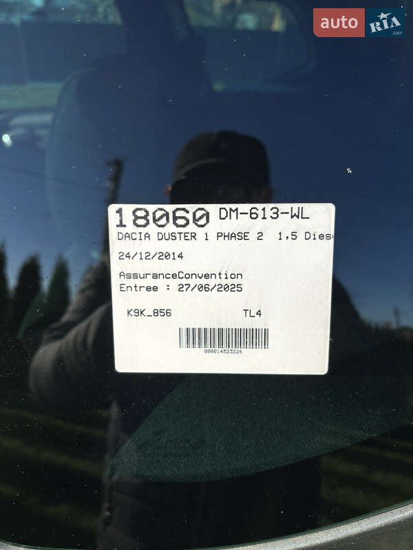 Позашляховик / Кросовер Dacia Duster 2015 в Тернополі