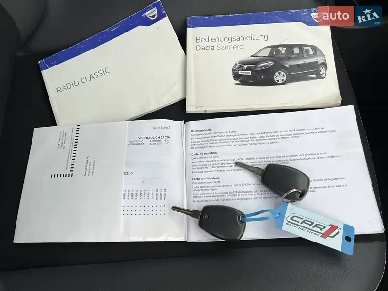 Внедорожник / Кроссовер Dacia Sandero StepWay 2012 в Луцке документ