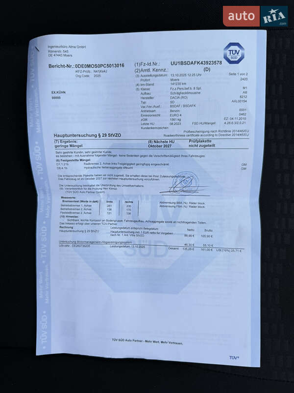 Внедорожник / Кроссовер Dacia Sandero StepWay 2010 в Владимире фото 113 Внедорожник / Кроссовер Dacia Sandero StepWay 2010 в Владимире