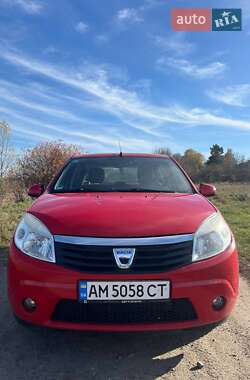 Хетчбек Dacia Sandero 2012 в Бердичеві