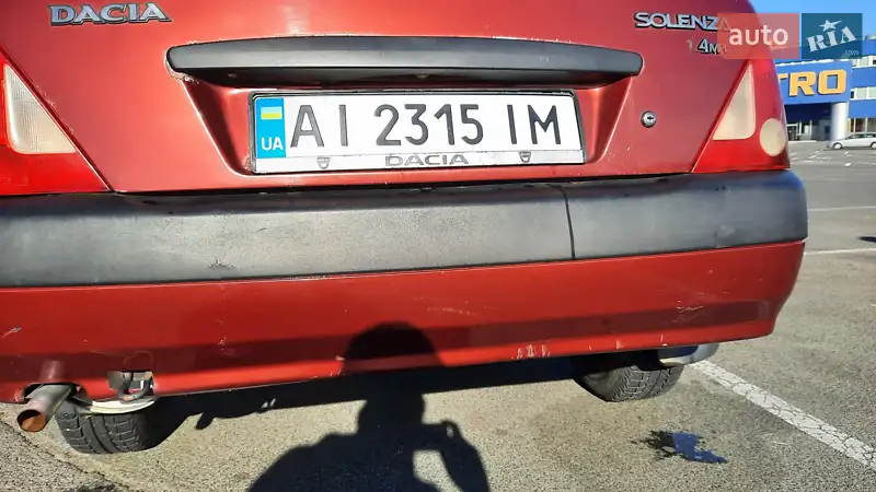 Dacia Solenza 2004 VIN Y6DR5A71543413957 фото оголошення 47 з 80