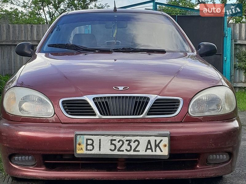 2007 Daewoo Lanos, VIN Y6DTF69YD7W320457:plate — фото 1 (autoria)