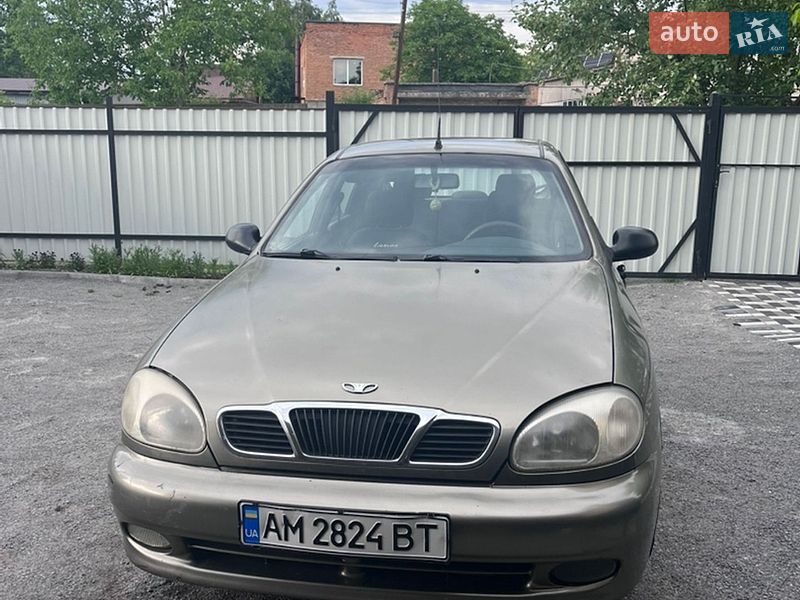 2006 Daewoo Lanos, VIN Y6DTF48YD6W293051:plate — фото 1 (autoria)