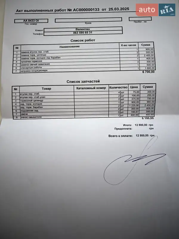 Хэтчбек Daewoo Matiz 2013 в Киеве документ