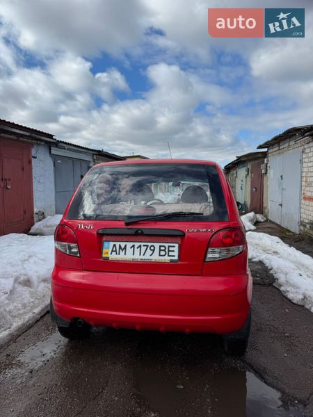 Хетчбек Daewoo Matiz 2011 в Житомирі