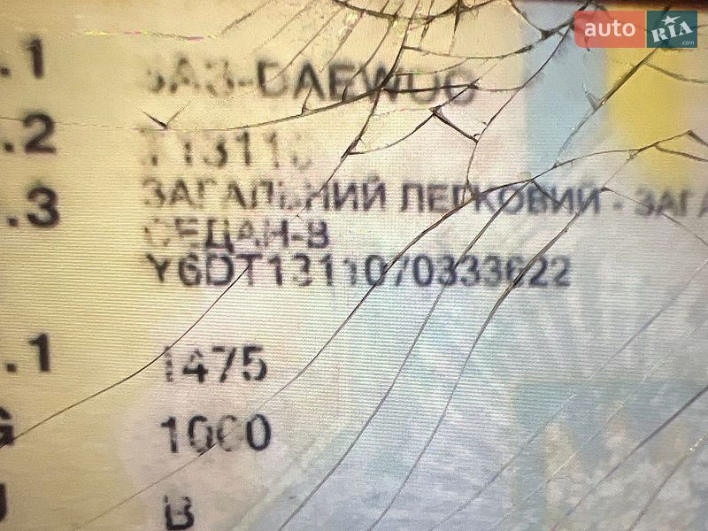 Седан Daewoo Sens 2007 в Жидачове