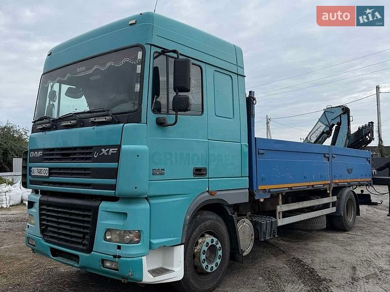 Кран-манипулятор DAF 95 2005 в Киеве