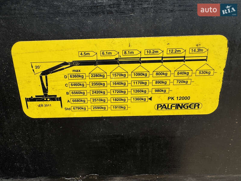 Кран-маніпулятор DAF CF 75 2008 в Бердичеві