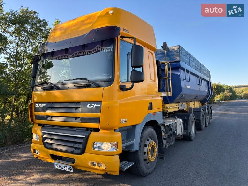 2010 DAF CF-85, VIN XLRTE85MC0E883450:plate — фото 1 (autoria)