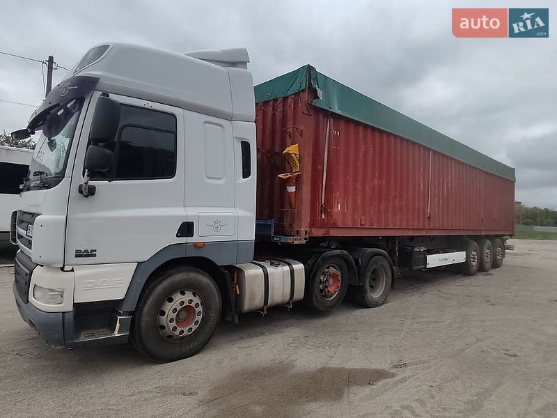 2010 DAF CF, VIN XLRTG85MC0E865428:plate — фото 1 (autoria)