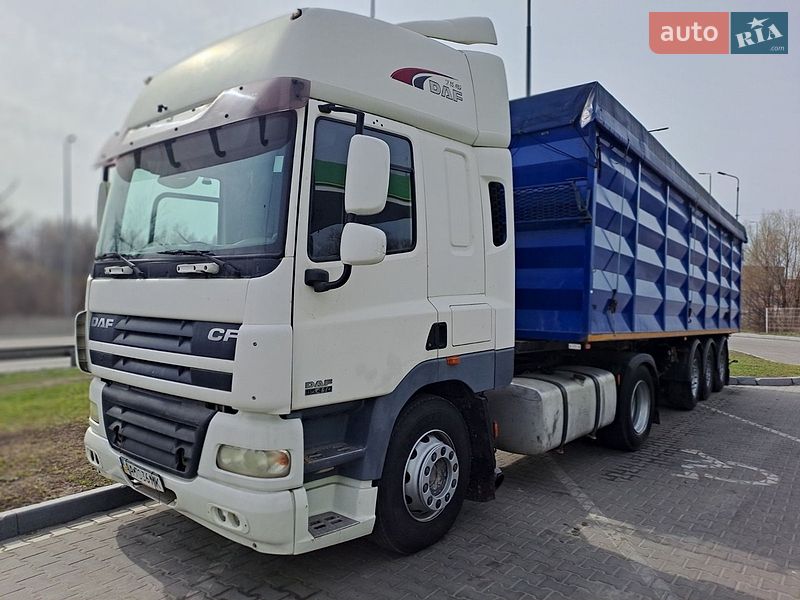 2007 DAF CF, VIN XLRTE85MC0E786660:plate — фото 1 (autoria)