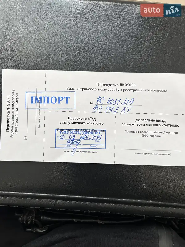 Тягач DAF XF 105 2009 в Жовкве документ