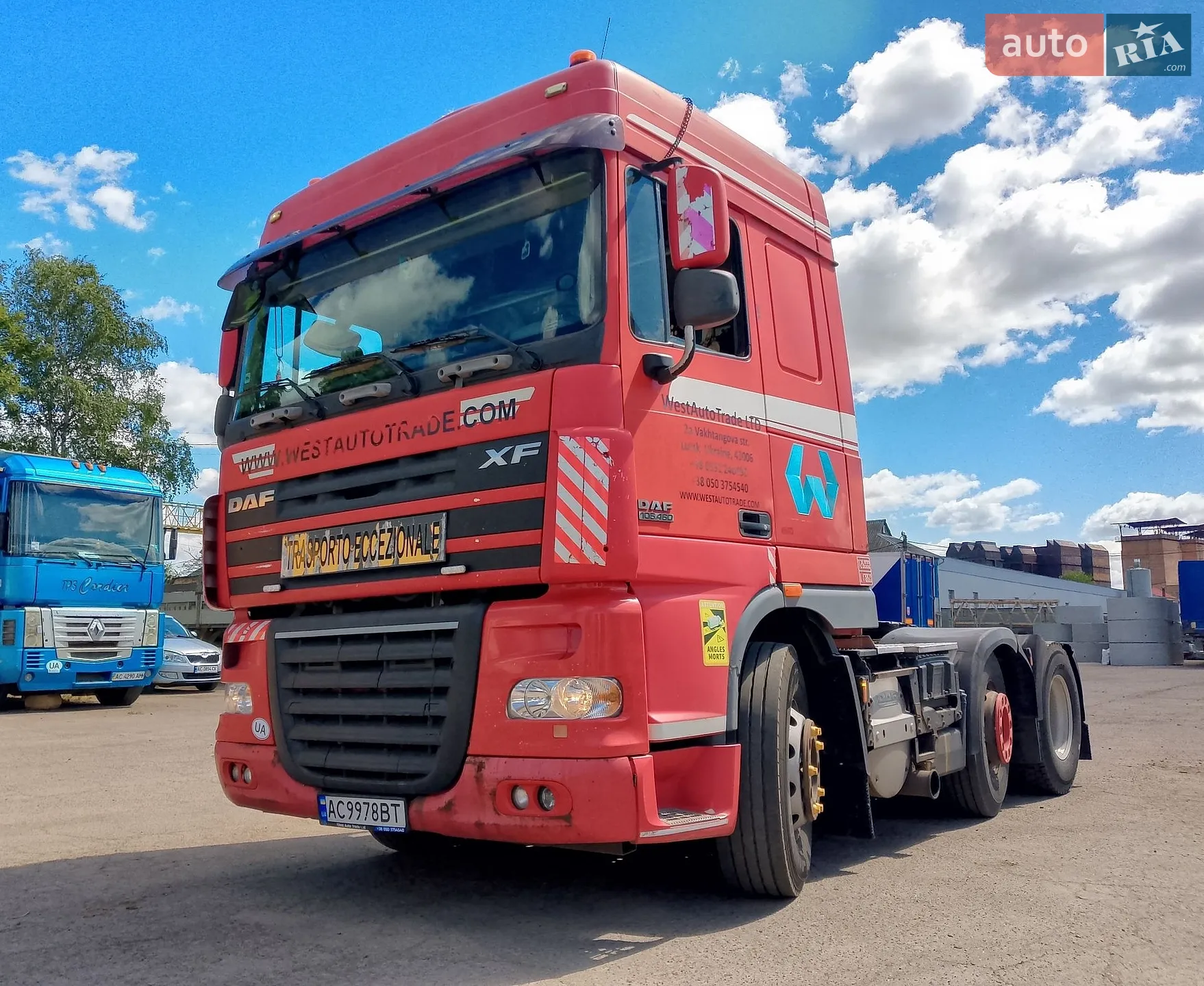AUTO.RIA – Продам Даф ХФ 105 2008 дизель 12.9 тягач бу у Луцке