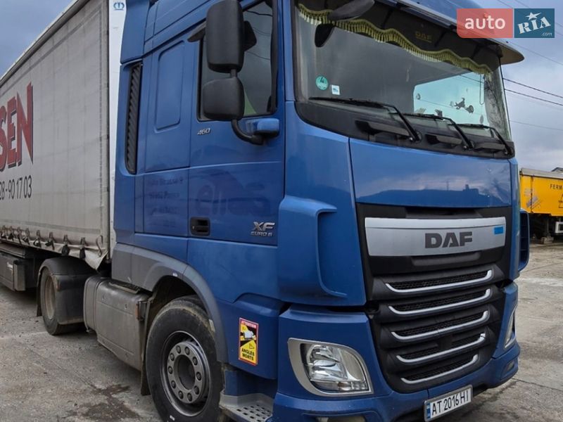 2015 DAF XF, VIN XLRTEH4300G056001:plate — фото 1 (autoria)