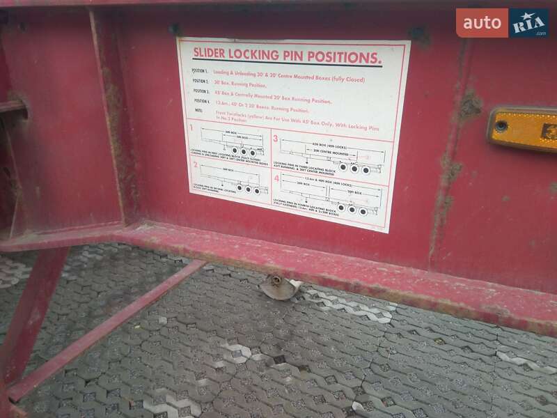 Контейнеровоз полуприцеп Dennison Trailers 2008 в Городке