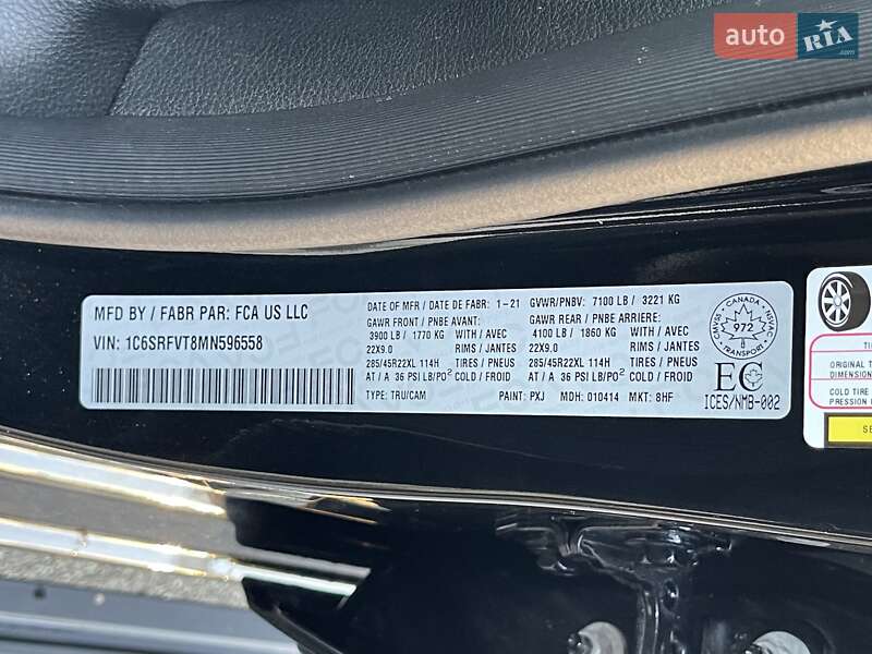 Пикап Dodge RAM 1500 2021 в Киеве фото 29 Пикап Dodge RAM 1500 2021 в Киеве