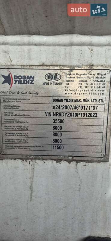 Газовоз Dogan Газовоз 2023 в Львове