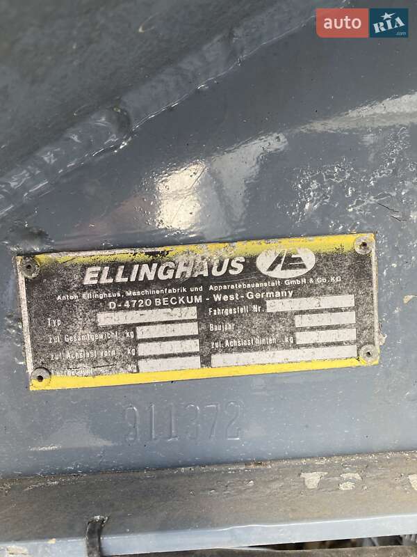 Цистерна полуприцеп Ellinghaus D-STA 1991 в Тернополе